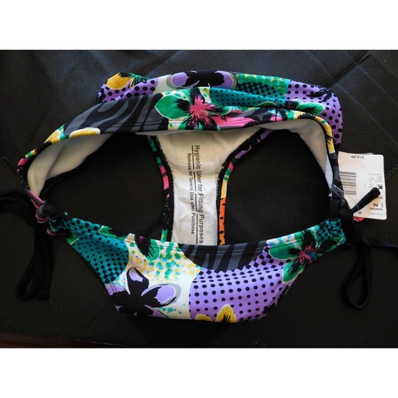 Joe Boxer Swim Bottom Womens Floral Bikini Bottom Size Medium - Picture 9 of 9